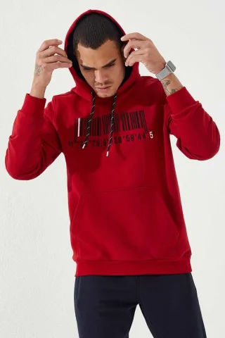 Bedrucktes Kapuzensweatshirt