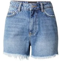 pieces Jeansshorts Tulla (1-tlg) Fransen