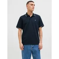 Jack & Jones Poloshirt JJEAUSTIN POLO SS NOOS Materialmix, regular fit