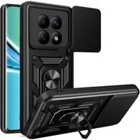 betterfon Handyhülle für Xiaomi Redmi Note 15 4G / 5G Hülle Schutzhülle mit Kameraschutz, Outdoorhülle mit Ringhalter, Silikonkern & präziser Passform