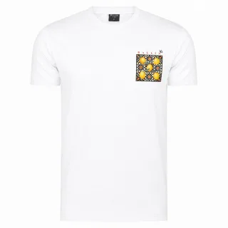 Ballin Est. 2013 Orange Backprint Shirt Weiss