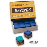 John West Billardqueue 12 Stück John West Billardkreide Blau Standard