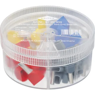KNIPEX Sortimentsboxen mit Twin-Aderendhülsen 90 mm - 9799909