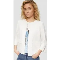 s.Oliver Sweatjacke Sweatshirt Jacke Scuba-Sweatjacke mit Faltendetail