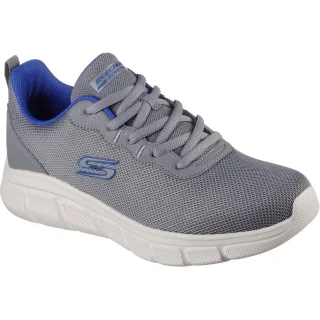 Skechers BOBS B Flex Icy Edge Textil Herren Dunkelgraue Sneakers