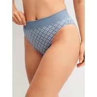 CALIDA Slip Elastic Trend breiter Weichbund, elastisch, Single Jersey-Qualität, hoher Schnitt
