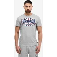 Lonsdale T-Shirt RAMSHAW aus Baumwolle und Viskose, für Erwachsene, in den Größen S bis XXXL