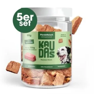 KAUDAS PferdPur Natursnack 5x80 g