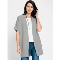 Witt Pullunder Long-Strickjacke Kurzarm