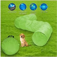 KEINerlei® Agility-Tunnel Hundetunnel 500x55cm Heringe Transportasche Hunde Agility Spieltunnel, Nylon, 001 12 x Heringen