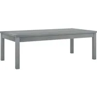 vidaXL Gartentisch Couchtisch 100x50x33 cm Grau Massivholz (1-St)