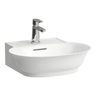 Laufen NewClass Handwaschbecken 81585.2, 1 Hahnloch ohne Überlauf  H8158524001111