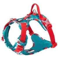 Truelove Hunde-Geschirr Geschirr Country Camouflage blau