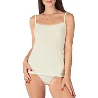 Bellivalini Unterhemd Damen Unterhemd aus Viskose mit Spitze BLV50-219