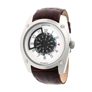 Heritor Automatik Daniels Semi-Skelett Lederarmbanduhr