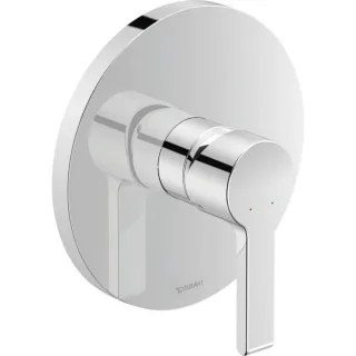 Duravit B.2 Brausearmatur 24210010010 chrom, Unterputzarmatur, rund