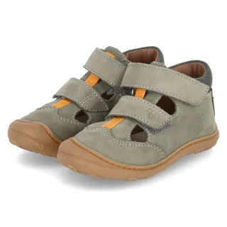 Pepino Kletthalbschuh EBI - Gr. 18 - Grün - Rauleder