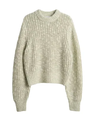 Opus - Chunky Strickpullover - Palizia grün - Gr. - 40