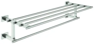 GROHE Multi-Badetuchhalter Essentials Cube 40512_1 558mm Metall supersteel, 40512DC1 40512DC1