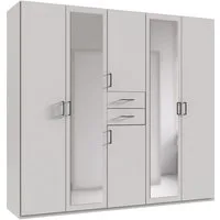 Wimex Kleiderschrank Diver Drehtürenschrank mit Spiegel, 180, 225 o. 270cm breit Bestseller Schlafzimmerschrank wahlweise 3 Innenausstattungen