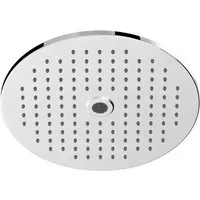 CHRIS BERGEN Kopfbrause Wassersparende Regendusche mit 2 Strahlarten, Regenduschkopf, Kopfbrause in Chrom und Schwarz matt