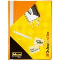 Idena Hefter Idena Schnellhefter A4 PP orange extra stark