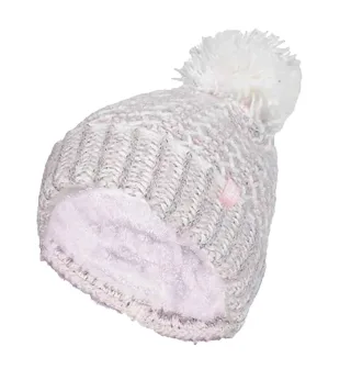 Damen Fleece gefüttert Cuffed Thermal Winter Bommelmütze mit Pom Pom