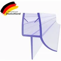 SONNI Duschdichtung PVC Duschdichtung für 6mm 8mm Glasdicke 70-120cm Schimmelbeständigkeit, L: 70 cm