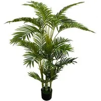 Kunstpalme Arekapalme Deluxe DA Kunstpalmen künstliche Palmen Dekopalmen Areka, Seidenblumen Roß, Höhe 130 cm