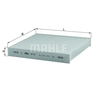 Mahle Innenraumfilter Lexus Gs Is Rc Nissan Almera Primera LA119