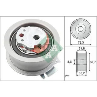 Ina Spannrolle f?r Zahnriemen Audi Chrysler Dodge Jeep Mitsubishi Seat Skoda VW