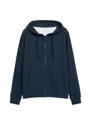 s.Oliver - Sweatshirt Jacke blau - Gr. - S