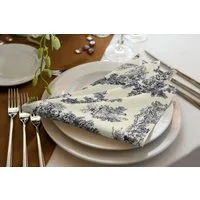 Adam Stoffserviette Good Old Days, (4 St), GOTS organic,zertifiziert durch CERES 0242Made in Germany