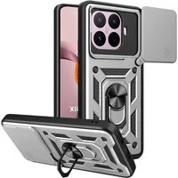 betterfon Handyhülle für Xiaomi Hülle mit Kameraschutz Ringhalter, Outdoorhülle mit Smartstand Kameraschutz und Silikonkern
