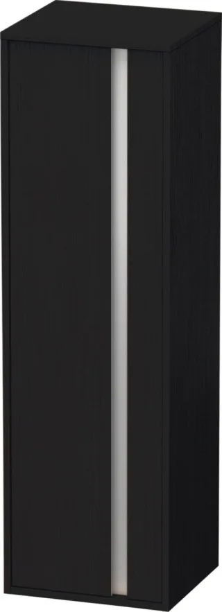 Duravit Ketho Halbhochschrank Eiche Schwarz Matt 400x360x1320 mm - KT1257L1616 KT1257L1616