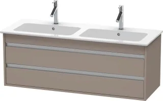Duravit Ketho Waschtischunterbau wandhängend Basalt Matt 1270x475x480 mm - KT643204343 KT643204343