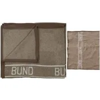 Wolldecke BW Wolldecke, braun, 220 x 130 cm, MFH, Schriftzug "BUND"