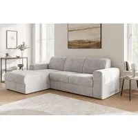 OTTO home Ecksofa BORNHOLM 2.0 L-Form, Breite 220 cm, Verlässliche Qualität, Struktur, Recamiere links/rechts bestellbar, Bezug - Chenille oder Struktur