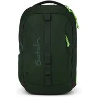 Satch Schulranzen Schulrucksack CON:NEXT Urban Green (1 Stück), ergonomisch, 3 Fächer, für digitale Schule