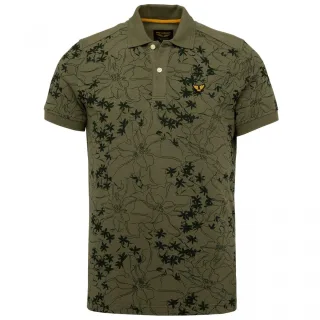 PME Legend - Kurzarm Piqué Polo grün - Gr. - S