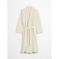 Marc O'Polo Home Kimono Classic fine stripe, Langform, Baumwolle, Kimono-Kragen, Gürtel, aus Bio-Baumwolle mit feinem Streifenmuster