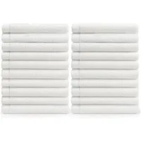 Blumtal Gästehandtücher 30x30cm - weich und saugstark, Frottee (24-St), 12er und 24er Set, 100% Baumwolle