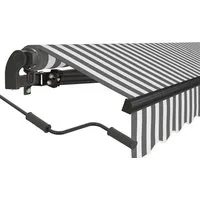empasa Gelenkarmmarkise "START" manuelle Markise für Balkon, Aluminium-Gestell in anthrazit