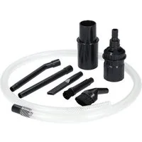 McFilter Staubsaugerdüsen-Set 8-teilig, Zubehör für alle Geräte mit Anschlussdurchmesser 32mm und 35mm, Pinseldüsen, Fugendüsen, Schlauchverlängerung