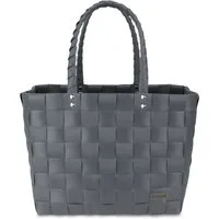 normani Einkaufskorb Flecht-/Einkaufskorb mit Innentasche, 20 l, stabiler Shopper mit Innentasche