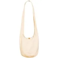 PANASIAM Freizeittasche Schulterbeutel einfarbig Schultertasche aus 100% Baumwolle in 2 Größen, Umhängetasche auch als Wickeltasche Handtasche oder Strandtasche