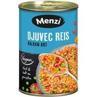Menzi Fertiggericht, Menzi Djuvec Reis nach Balkan Art würzig leckeres Reisgericht 400g