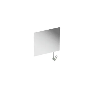 Hewi S 801 Kippspiegel 801.01B10095 600x540x6mm, mit Seilumlenkung, matt, felsgrau