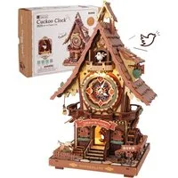 ROKR 3D-Puzzle Cuckoo Clock, Kuckucksuhr, 435 Puzzleteile