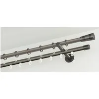 GARDINIA Gardinenstange Chicago, Ø 20 mm, Fixmaß, mit Bohren, Metall, Serie Einzelprogramm Chicago Ø 20 mm